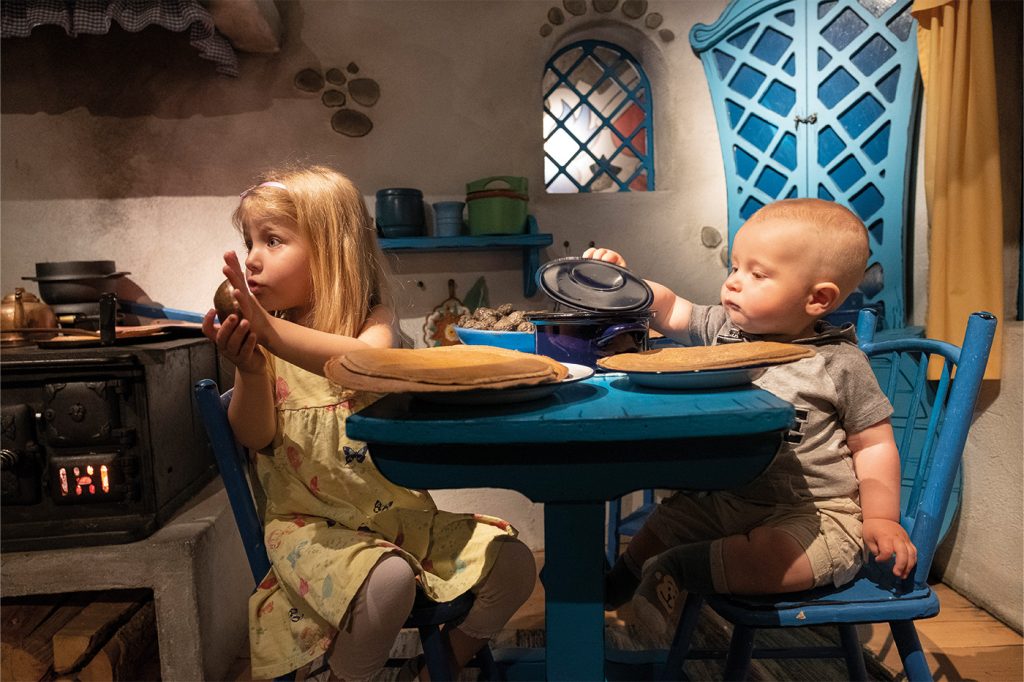 Leksaksmuseet i Stockholm har lekytor anpassade för barn som besöker museet.